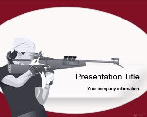 Olympic Shooting PowerPoint Template
