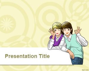 Best Friends Forever PowerPoint Template