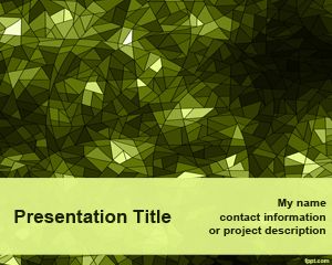 Green Kaleidoscope PowerPoint Template