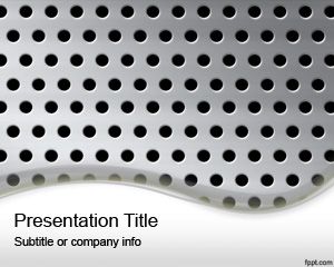 Free Metal PowerPoint template background