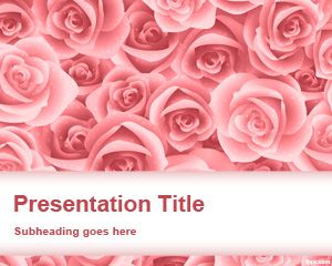 Free roses for PowerPoint presentations