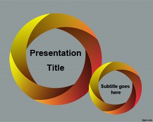 Free Circular Mesh PowerPoint Template