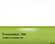 Green Gloss PowerPoint Template - Free PowerPoint Templates