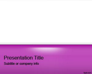 Download Violet Gloss PowerPoint Template with white and violet colors