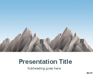 Free Mountains PowerPoint Template