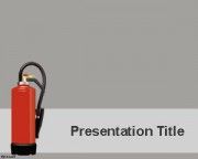 Fire Extinguisher PowerPoint Template - Free PowerPoint Templates