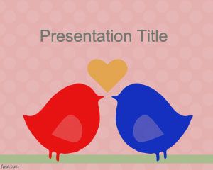 Love Birds PowerPoint Template