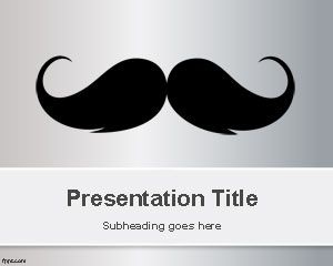 Moustache PowerPoint Template