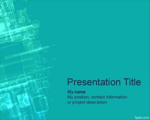 Free Cyberspace PowerPoint Template