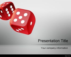 The Dice Roller 2 Dice - PowerPoint Template for Probability and Games