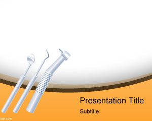 Dentist Instruments PowerPoint Template