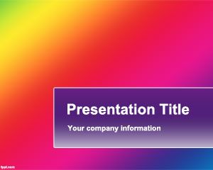 Free Gradient Color PowerPoint Template