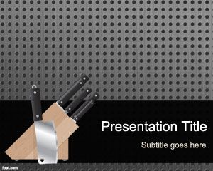 Kitchen Tools PowerPoint Template free