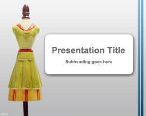 Mannequin powerpoint template FREE download