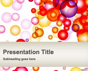 Free Bubbles PowerPoint Template