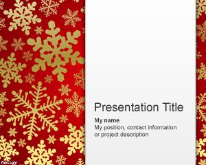 Free Snowflake PowerPoint Template