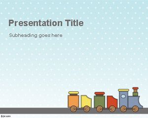 Toy Train PowerPoint Template