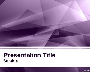 Free Abstract Violet PowerPoint Template 