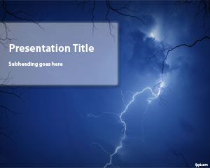 Free Storm PowerPoint Template