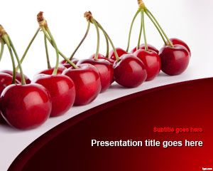 Cherries PowerPoint Template
