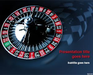 Casino Roulette PowerPoint Template