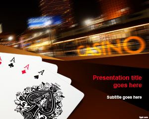 Poker Cards PowerPoint Template