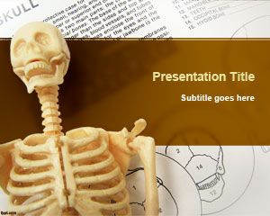 Free Skeleton PowerPoint Template 