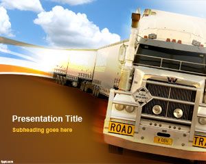 Heavy Truck PowerPoint Template