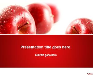 Apples Nutrition PowerPoint Template