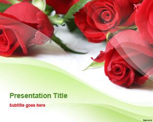 Romantic Roses PowerPoint Template