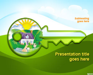Green House Concept PowerPoint Template