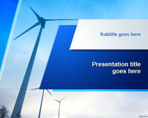 Wind Turbine PowerPoint Template