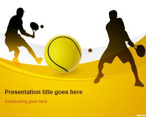 Tennis Ball PowerPoint Template