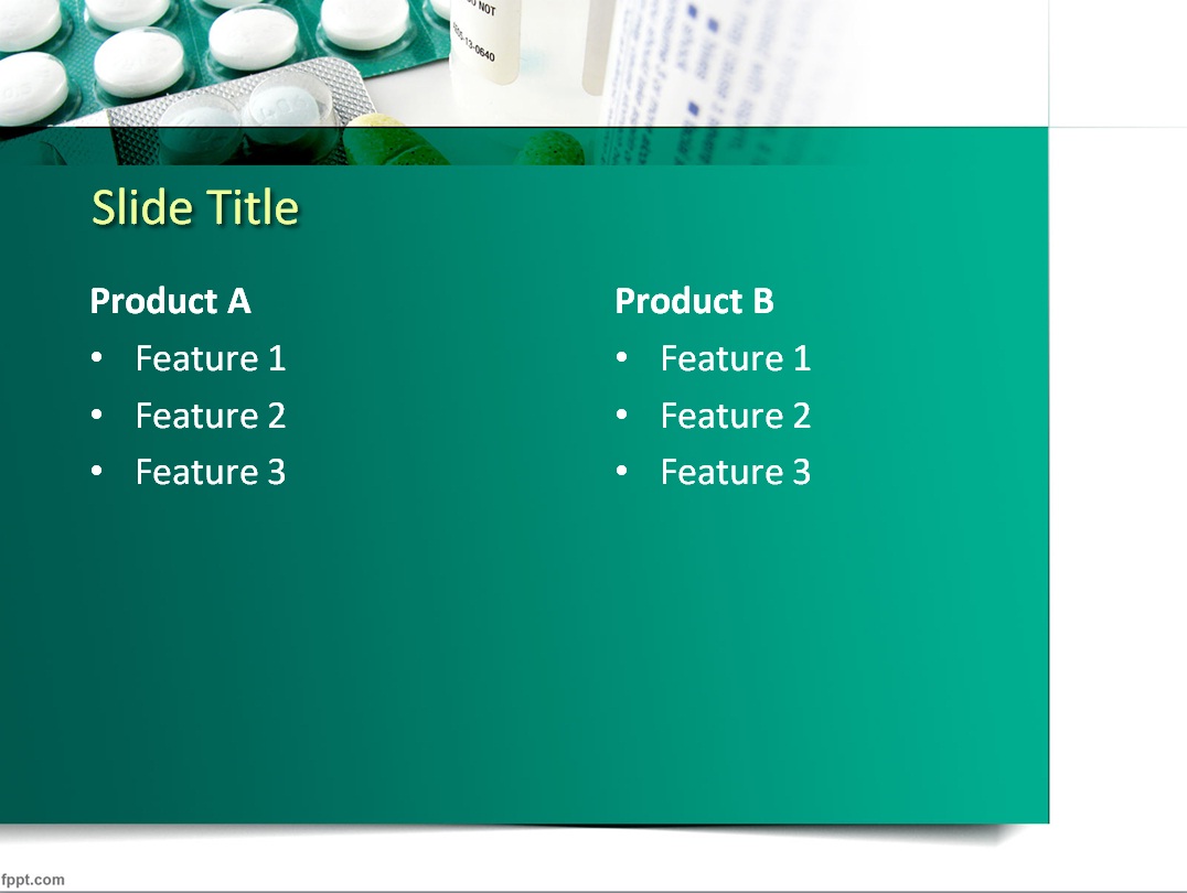 Шаблон презентации powerpoint таблетки