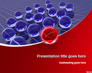 3D Spheres Leadership PowerPoint Template