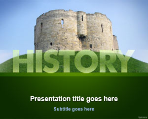 History Education PowerPoint Template
