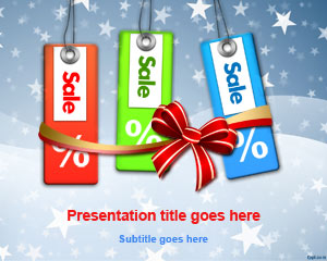 Holiday Sales PowerPoint Template
