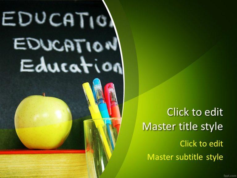 education powerpoint template Free PowerPoint Templates