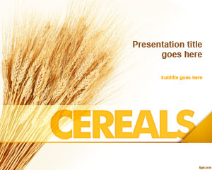 Cereals PowerPoint Template