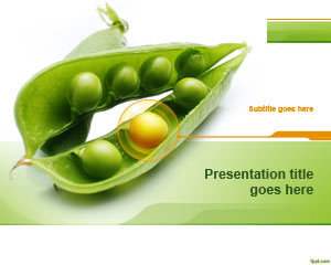 Peas PowerPoint Template