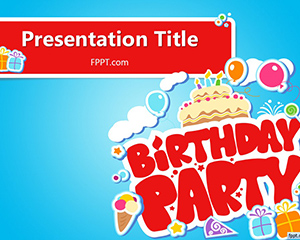 Free Happy Birthday PowerPoint Template - Free PowerPoint Templates