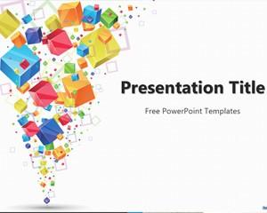 Free 3d Cubes Powerpoint Template Free Powerpoint Templates