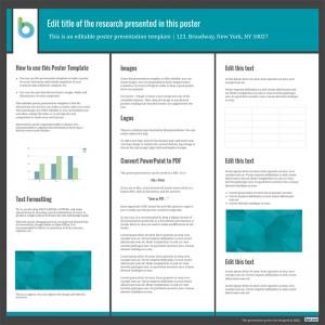poster presentation template free download ppt