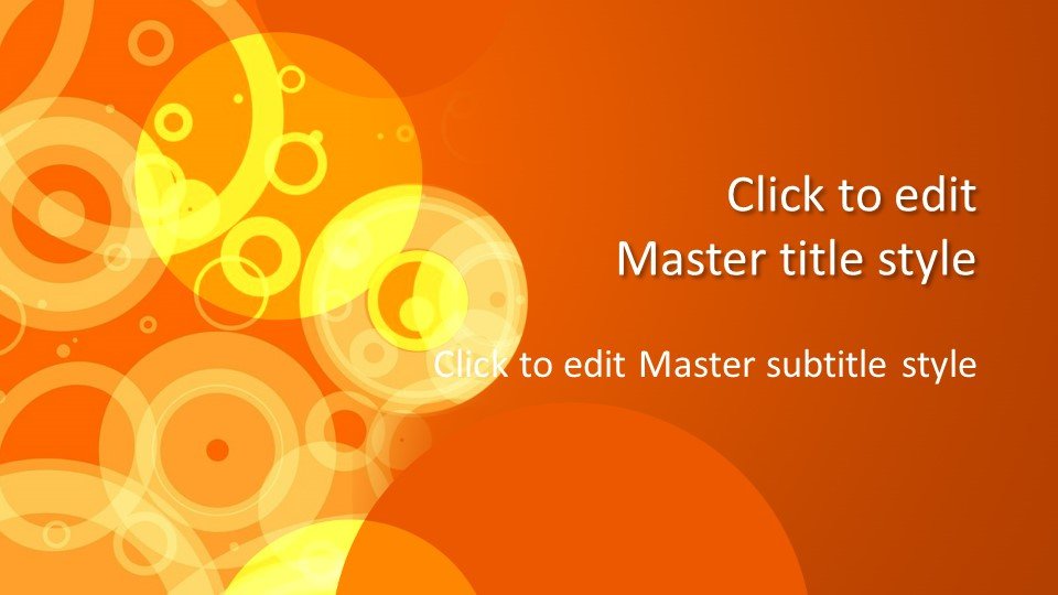 Free Orange Abstract Design For Powerpoint Free Powerpoint Templates