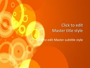 Free Orange Abstract Design for PowerPoint