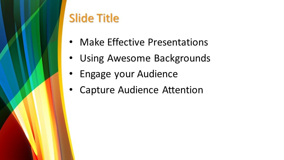 Free Color PowerPoint Template - Free PowerPoint Templates