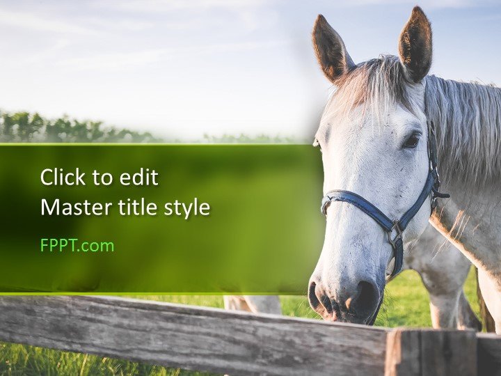 Free Horse PowerPoint Template - Free PowerPoint Templates