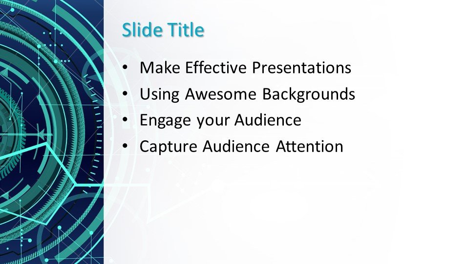 Free Future Technology PowerPoint Template Free 