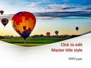 Free Balloons PowerPoint Template