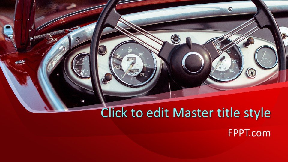 Free Classic Car PowerPoint Template - Free PowerPoint Templates